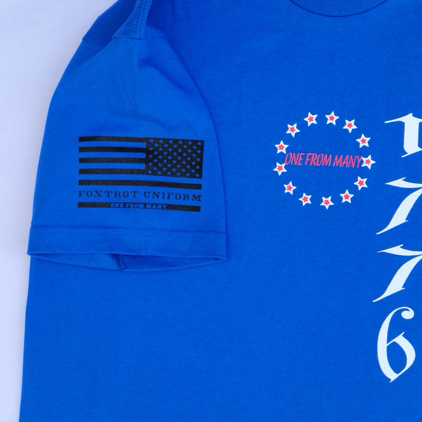 1776/One From Many short sleeve (royal blue)