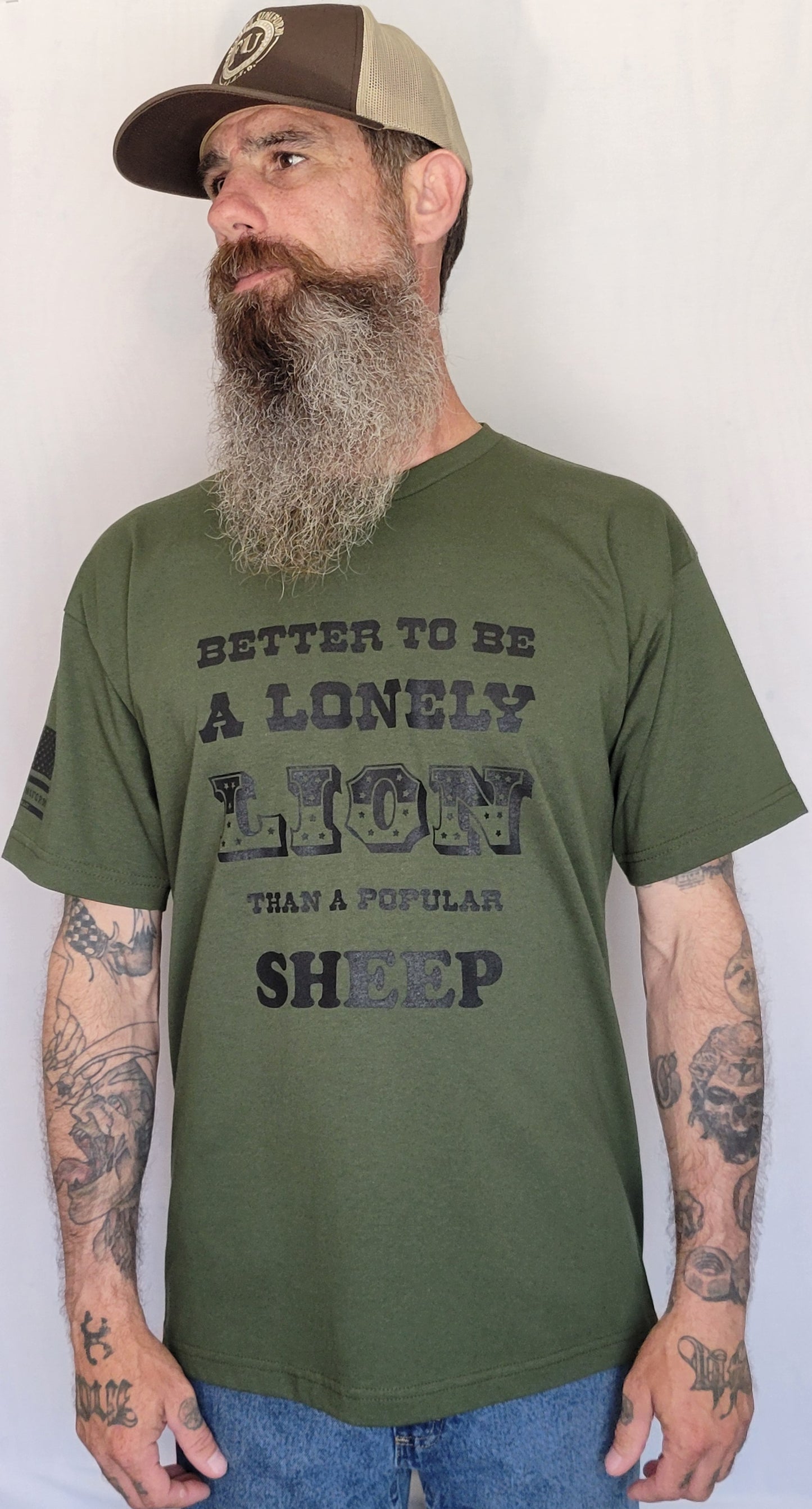 Anti Sheep short sleeve (OD green)