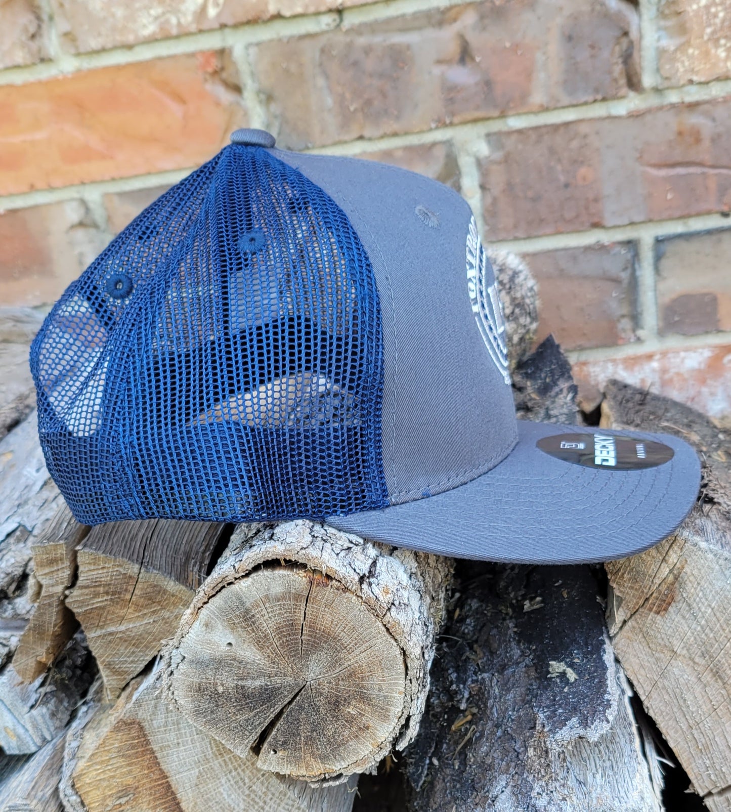 FU Grey on Dark Blue Hat