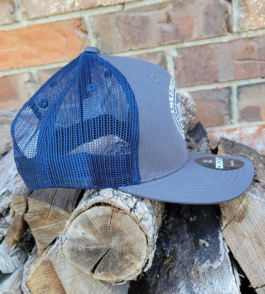 FU Grey on Dark Blue Hat