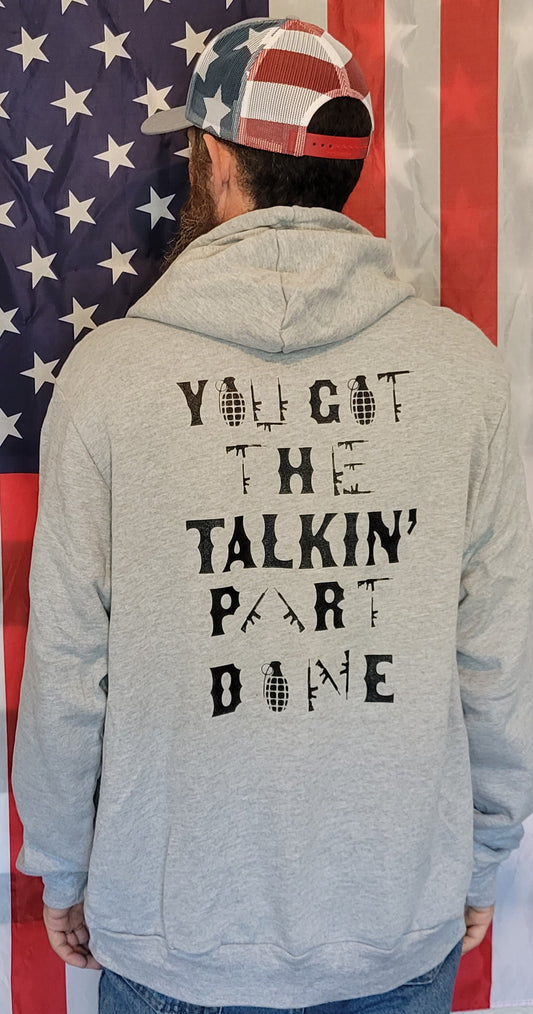 Talkin' Part Hoodie