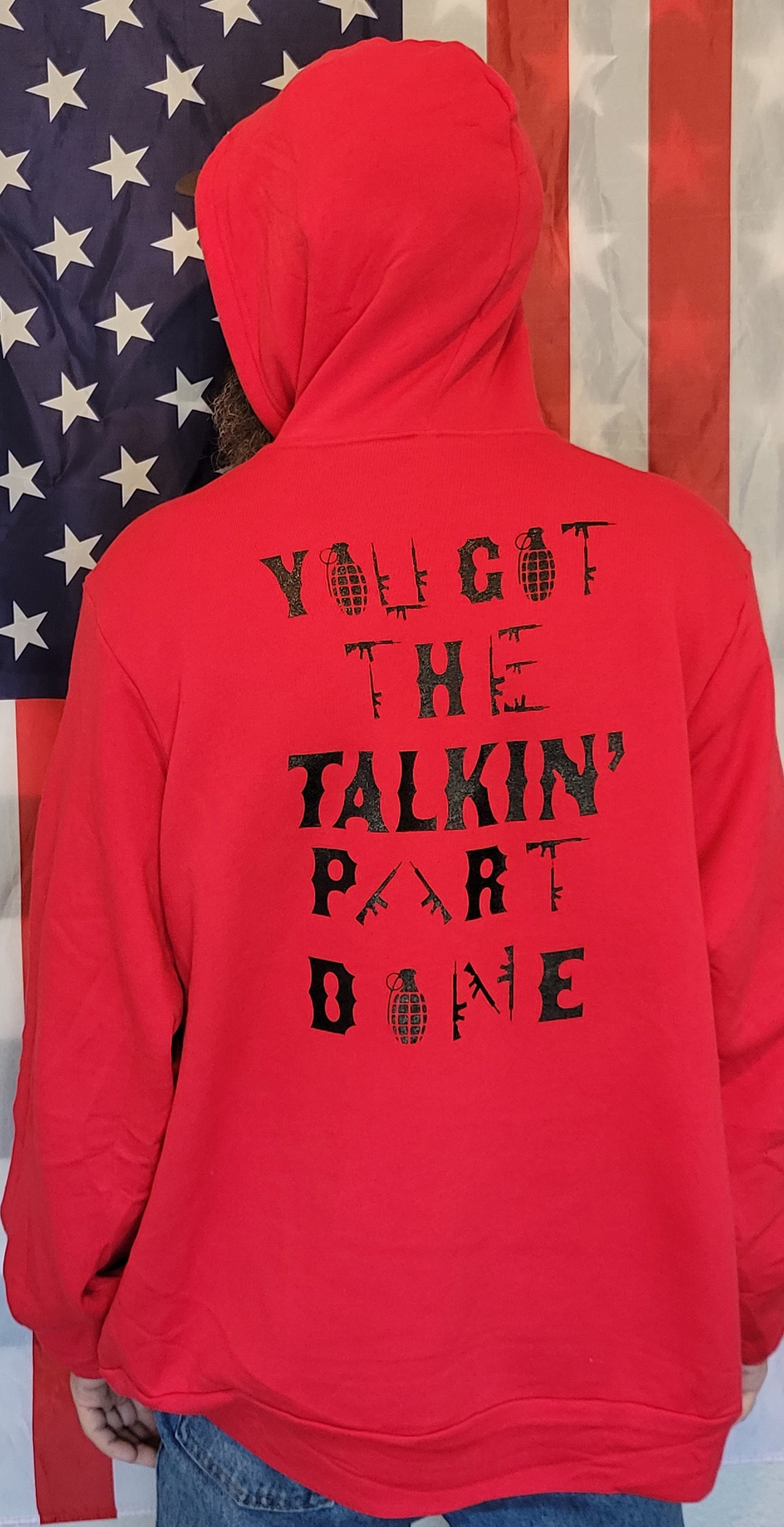 Talkin' Part Hoodie